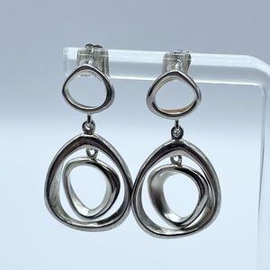Elegant Silver Dangle Earrings
